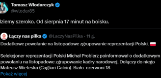 HIT! Tyle minut OD SIERPNIA ROZEGRAŁ nowy powołany, Mateusz Wieteska xD